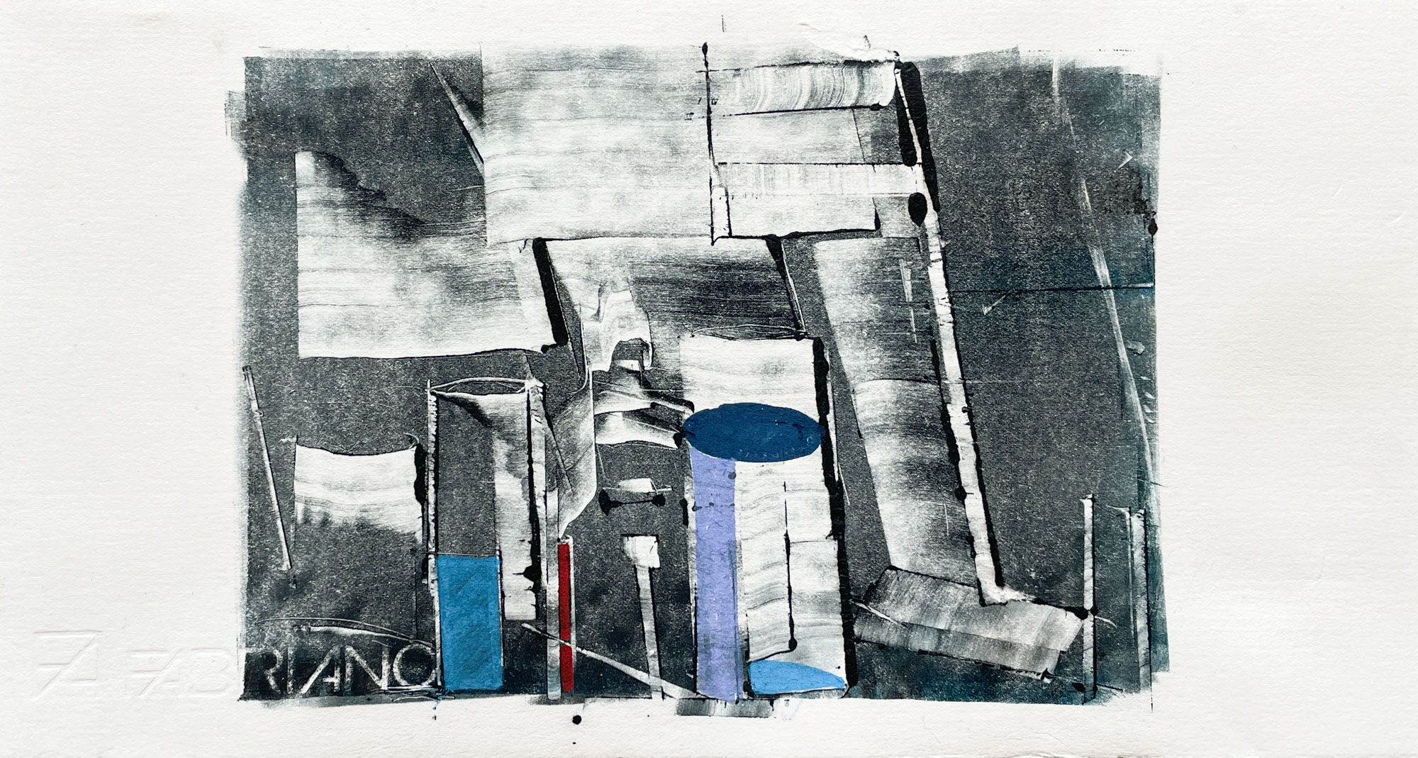 Monotype — 33 × 18 cm, Dan Kovář