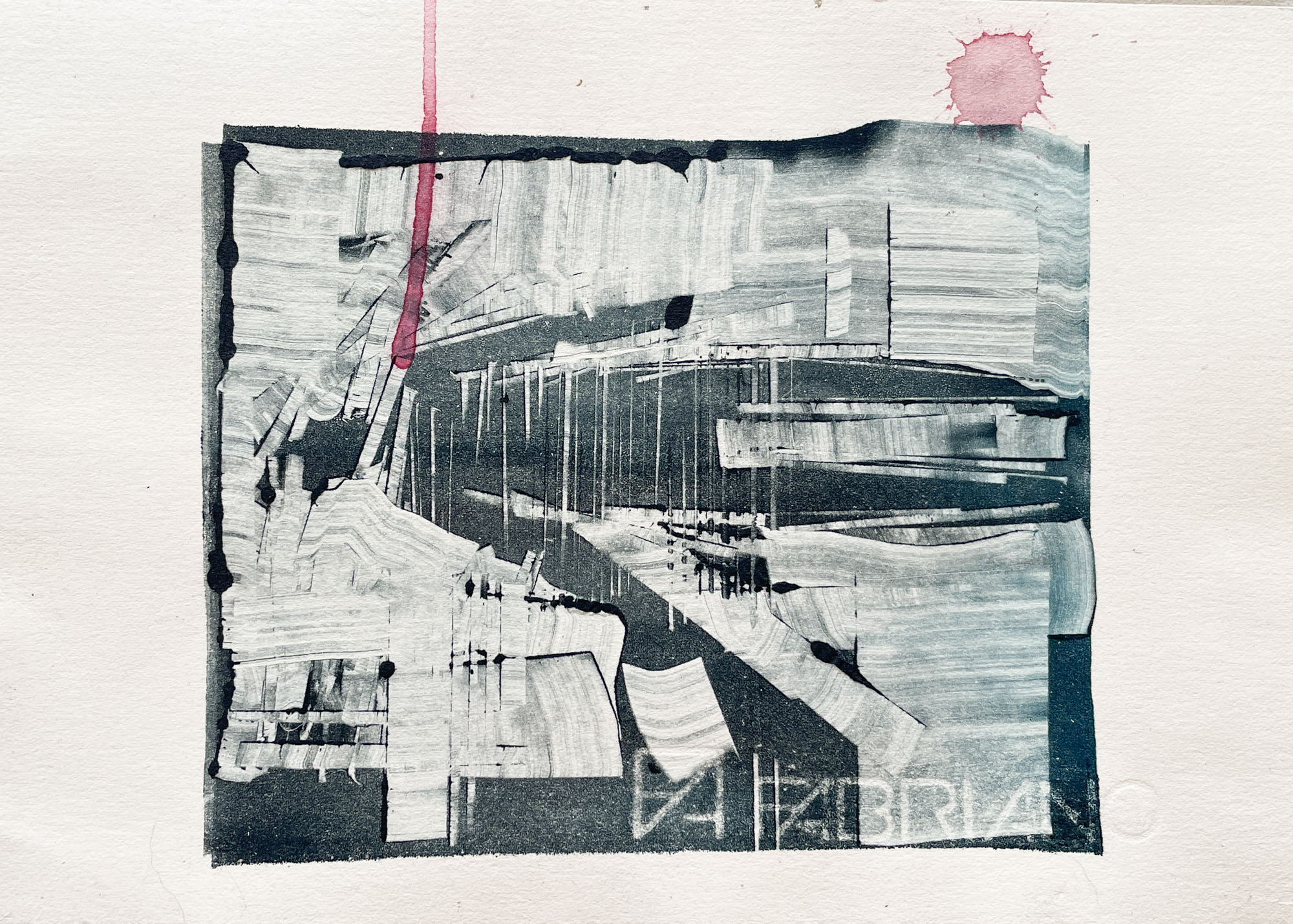 Monotype — 27 × 16 cm, Dan Kovář