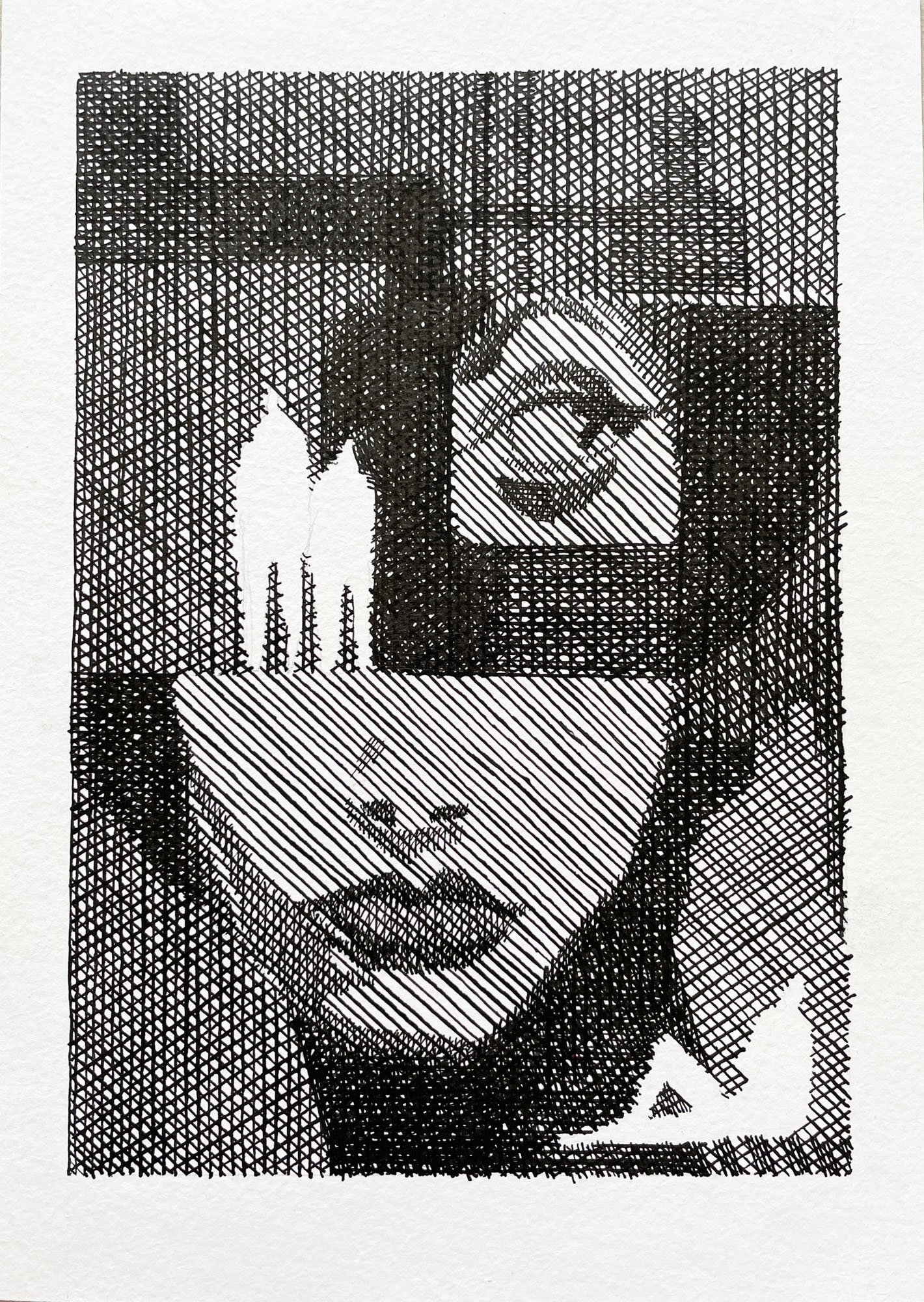 Drawing — 17 × 24 cm, Dan Kovář