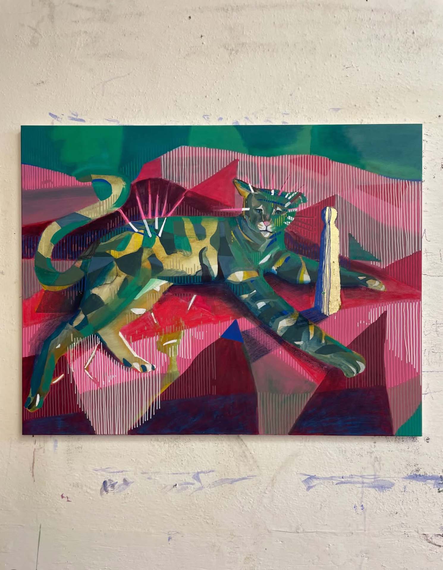 NoToy — akryl na plátně, 80 × 100 cm, Dan Kovář