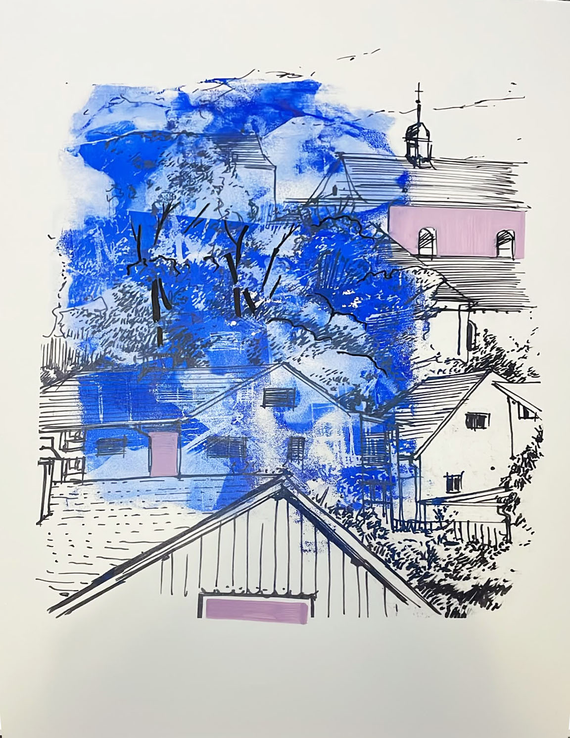 Reproduction — 50 × 35 cm, Dan Kovář